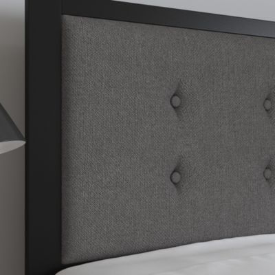 Camden Full Headboard Upholstered Button Tufted Headboard With Metal Frame And Adjustable Rail Slots