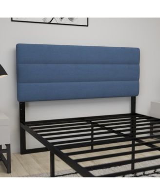 Coppola Queen size Metal Frame Tufted Upholstery And Powder Coated Headboard