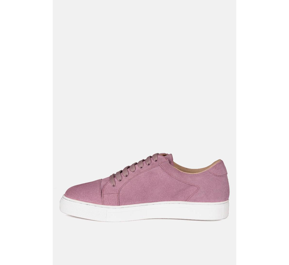 Rag & Co Ashford White Fine Leather Handcrafted Sneakers