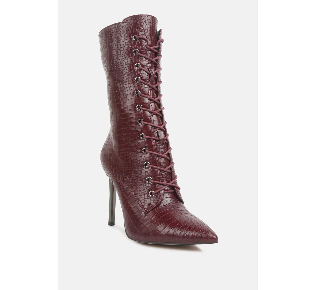 London Rag knocturn croc textured over the boots