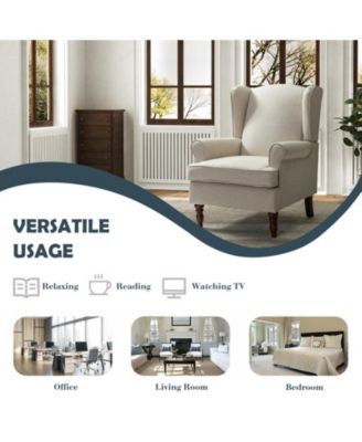 Escanor Traditional Armchair with Pattern Design for Living Room