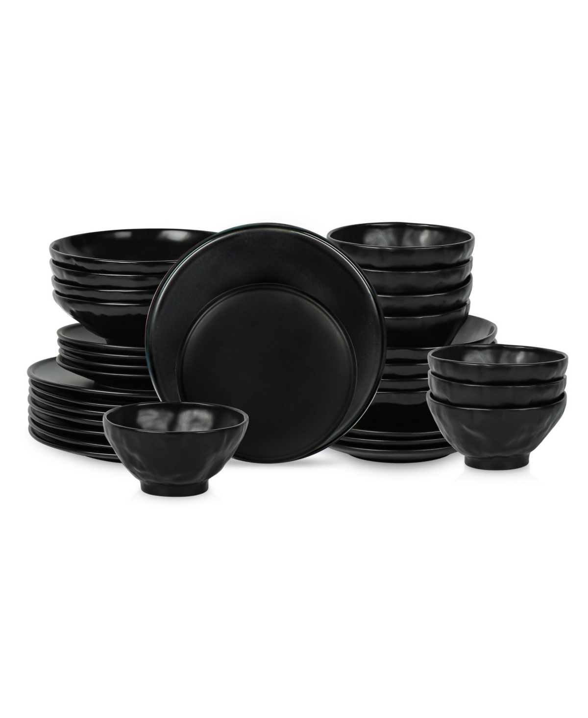 Nendo Stoneware 32 Pc. Set, Service for 8 - Sage-Grey