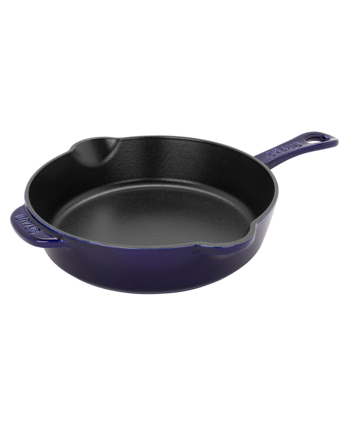 Staub Cast Iron 8.5in Dark Blue Traditional Deep Skillet In Indigo