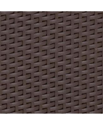 Errol 4 Piece Faux Rattan Patio Furniture Set With 2 Chairs And Sofa With Removable Beige Cushions And Table