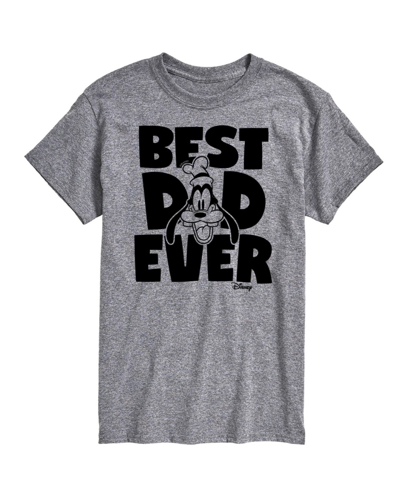 Мужская футболка AIRWAVES Hybrid Apparel Disney Goofy Dad Short Sleeve, цвет: Ath Hthr — фото 1