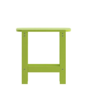 Riviera Poly Resin Indoor/Outdoor All-Weather Adirondack Side Table
