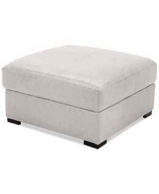 Radley 36" Leather Storage Ottoman