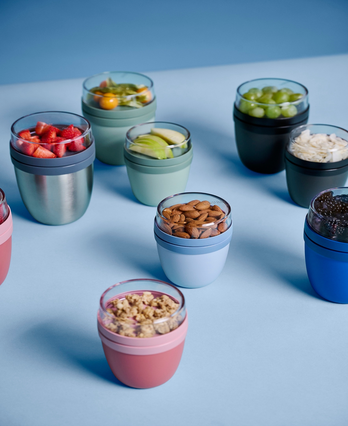 Mepal Ellipse 1pc. Mini Lunch Pot In Blue