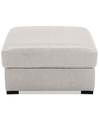 Radley 36" Leather Storage Ottoman