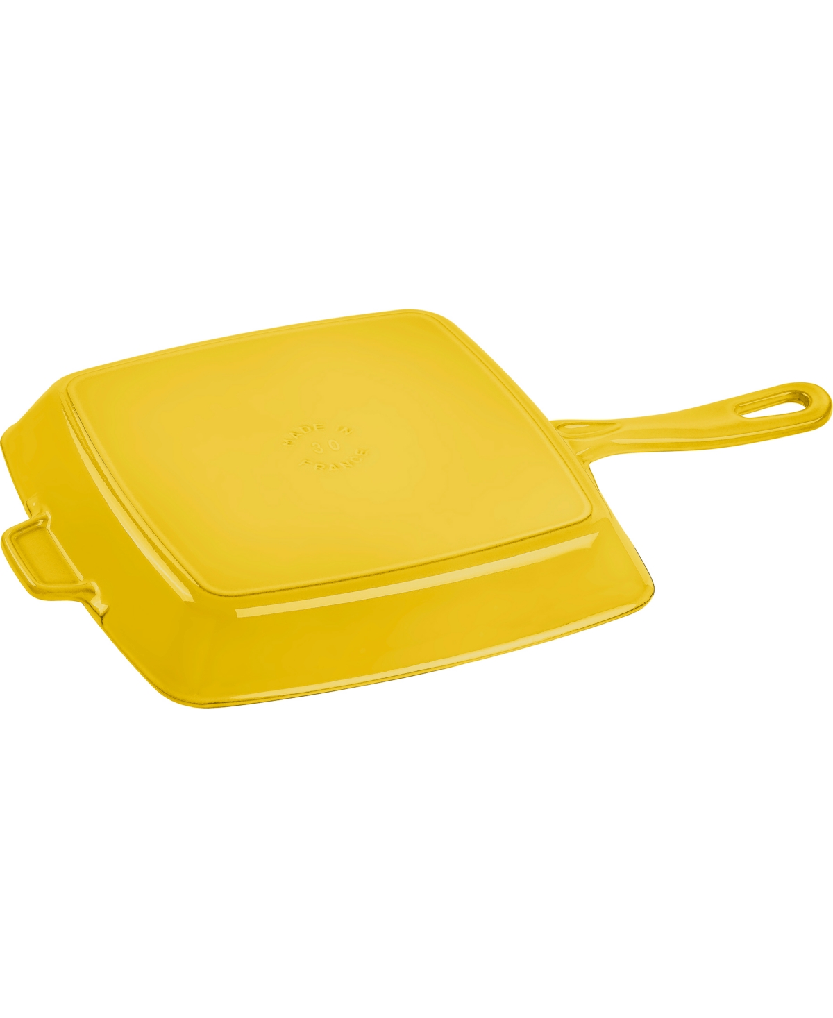Staub Cast Iron 12" Square Grill Pan In Matte Black