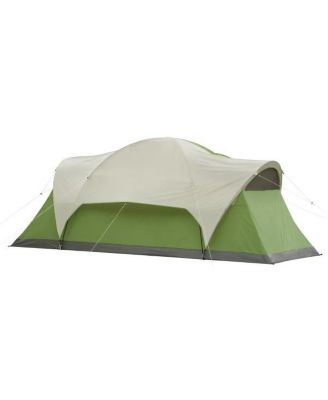 8-Person Montana Cabin Camping Tent with Hinged Door, Green