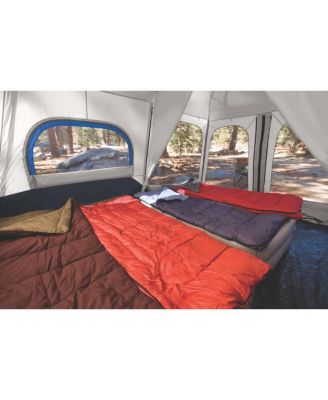 8-Person Cabin Camping Tent with Instant Setup, Blue