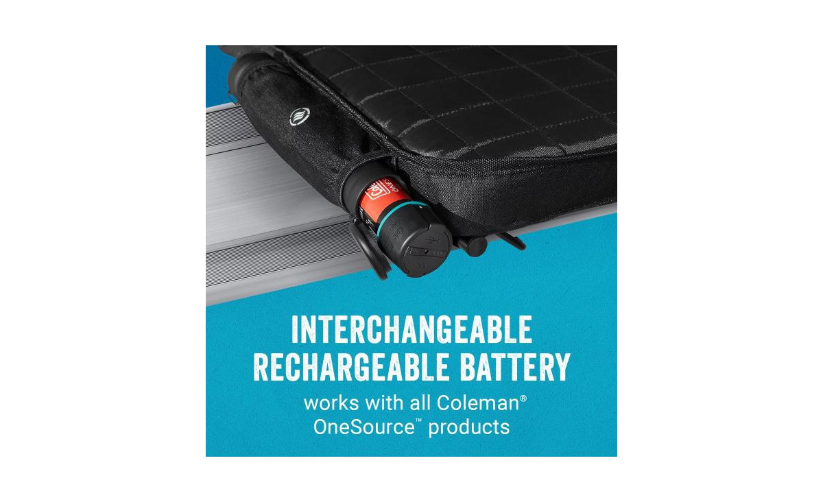 Coleman OneSource Heated Stadium Seat & Rechargable Battery