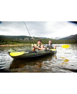 Colorado 2-Person Inflatable Fishing Kayak, Green