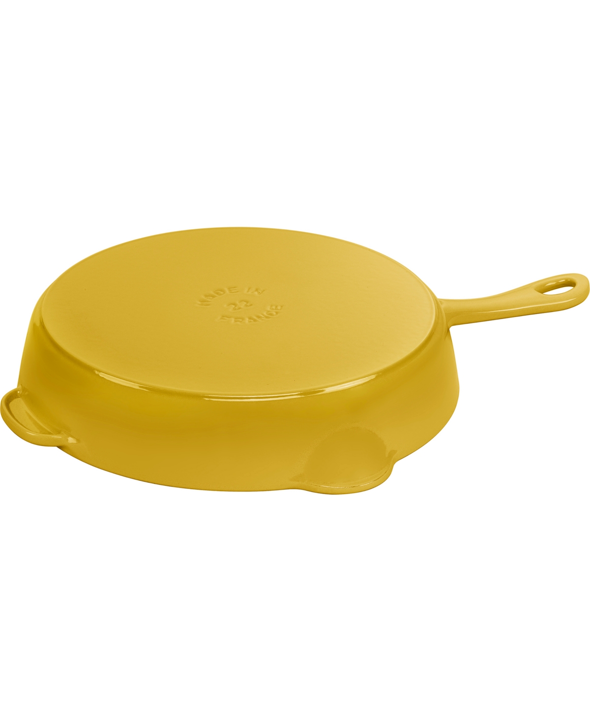 Staub Cast Iron 8.5-inch Traditional Deep Skillet In Lemon