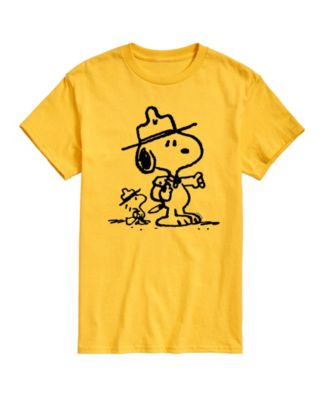 Hybrid Apparel Peanuts Outdoor Mens Short Sleeve Tee