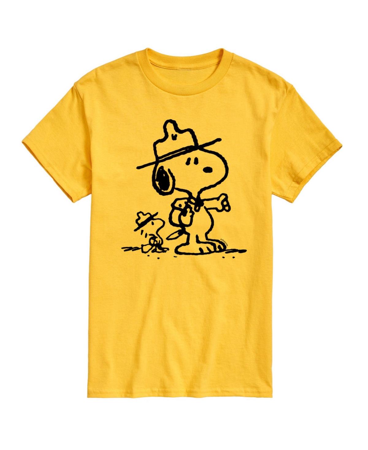 Airwaves Hybrid Apparel Peanuts Outdoor Mens Short Sleeve Tee In Ath Hthr