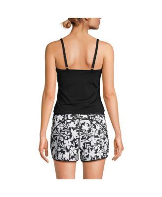 Women's DD-Cup Square Neck Tankini Swimsuit Top