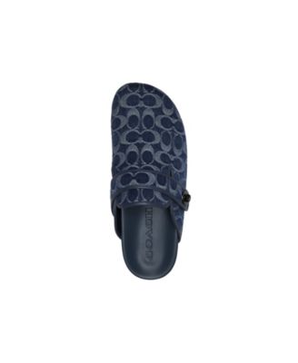 COACH Men's Blake Denim Clog Sandal - Macy's