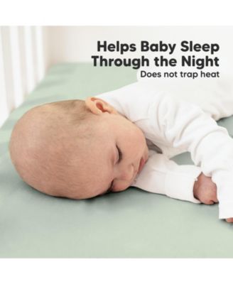 2pk Soothe Fitted Crib Sheets Neutral, Baby Crib Sheets, Fits Standard Nursery Baby Mattress