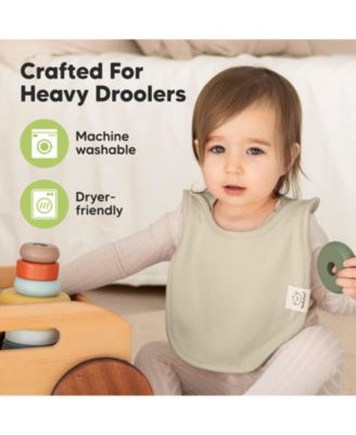 Baby Girls 8-Pack Bibs for Boys, Girls, Pull-on Bibs, Drool Bibs Boy, Girl, Bib Unisex