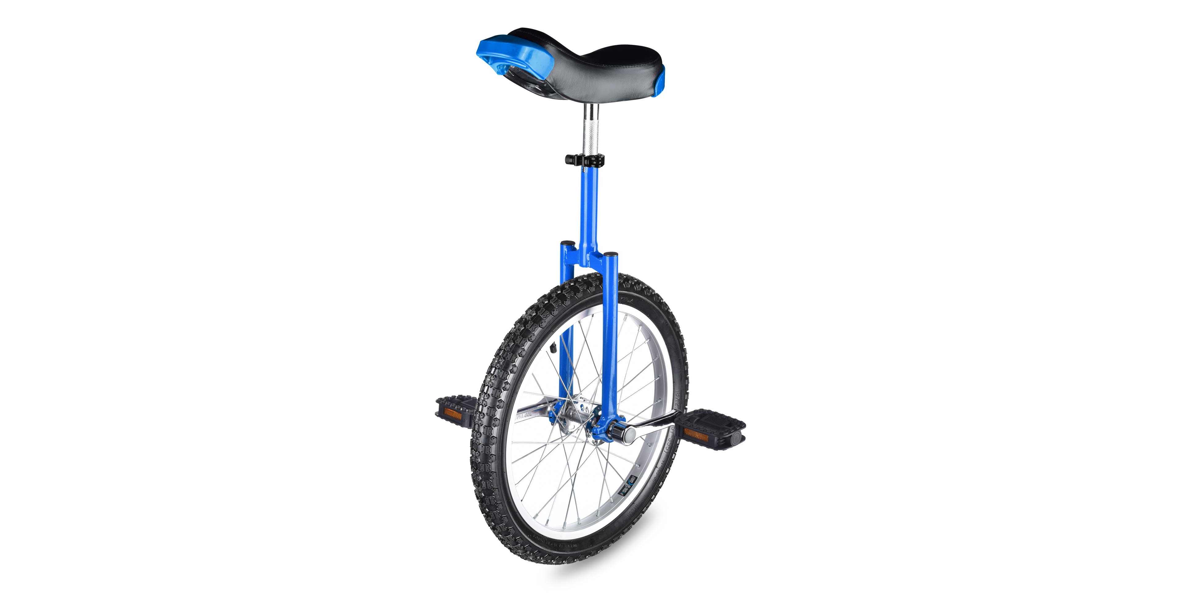 Yescom 18 In Wheel Outdoor Unicycle Skid-proof Tire Fitness Bicycle Balance Training for Adults Teenagers Kids, Blue