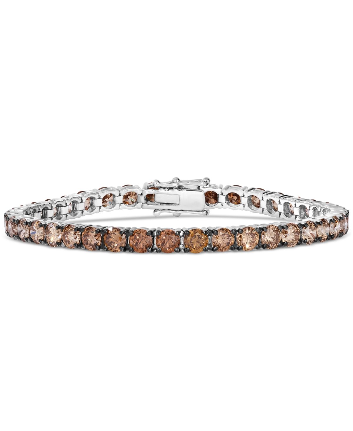 Red Carpet Chocolate Ombre Diamond Tennis Bracelet (12-5/8 ct. t.w.) in 14k White Gold