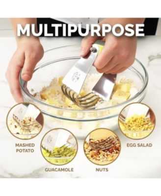 Stainless Steel Dough Blender Pastry Cutter Heavy Duty Blades