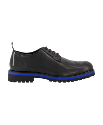 靴 DKNY Leather Derby Shoes Dress Oxford DKNY Men's Leather Contrast Lace Up Shoes - Macy's