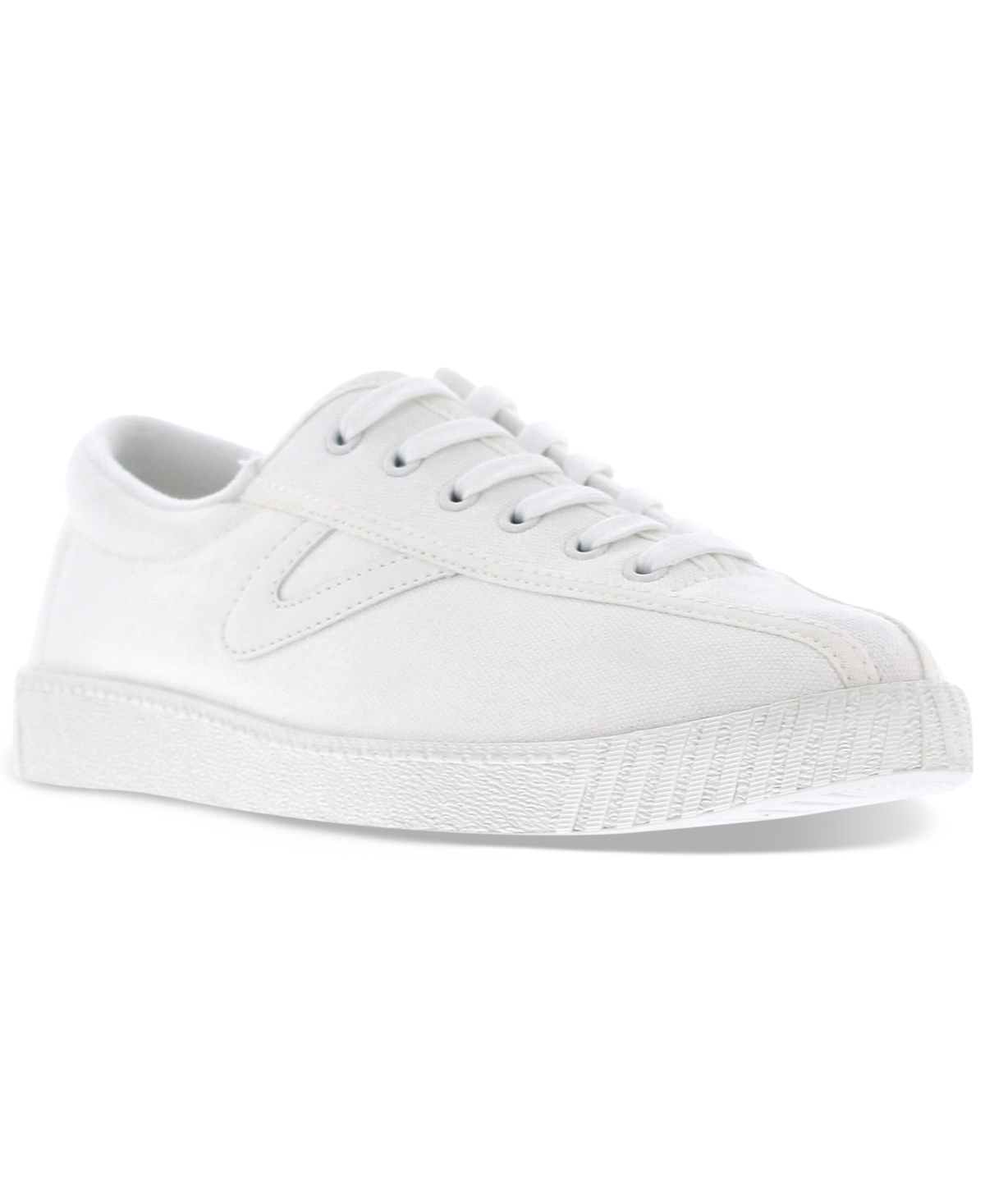Men's Nylite Plus Canvas Casual Sneakers from Finish Line - White/Green