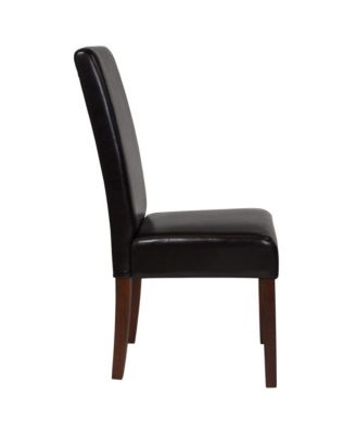 Two Mid-Century Parson'S Chairs And Finished Hardwood Frame For Kitchen, Dining Room & More