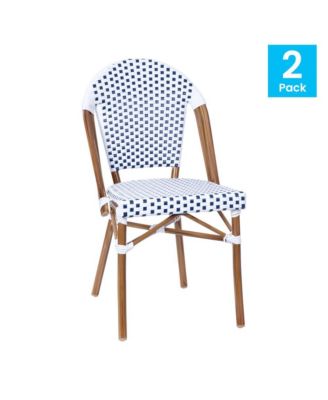 Celia Indoor/Outdoor Stacking Bistro Chair With Aluminum Frame