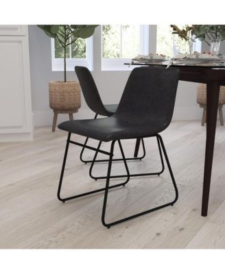 Carrollton 18 Inch Bucket Seat Dining Chairs, Set Of 2