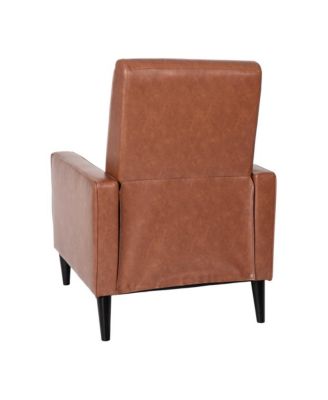 One Pack Tufted Upholstery Darcy Mid-Century Modern Ergonomic Push Back Recliner Chair