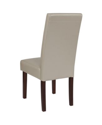 Ellison Mid-Century Panel Back Parsons Accent Dining Chair - Set Of 4