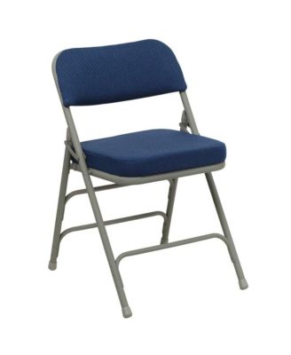 2 Pack Home & Office Portable Party Events Fabric Padded Metal Folding Chair