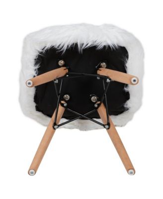 Kids Shaggy Dog Accent Chair - Desk Chair - Playroom Chair