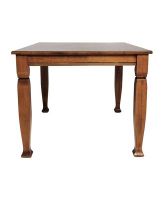 Finnley Wooden Dining Table With Sculpted Legs