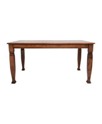 Finnley Wooden Dining Table With Sculpted Legs