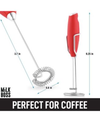 Milk Boss Milk Frother With Holster Stand