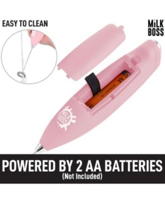 Milk Boss Milk Frother With Holster Stand