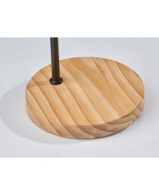 60" Wood Peyton Floor Lamp