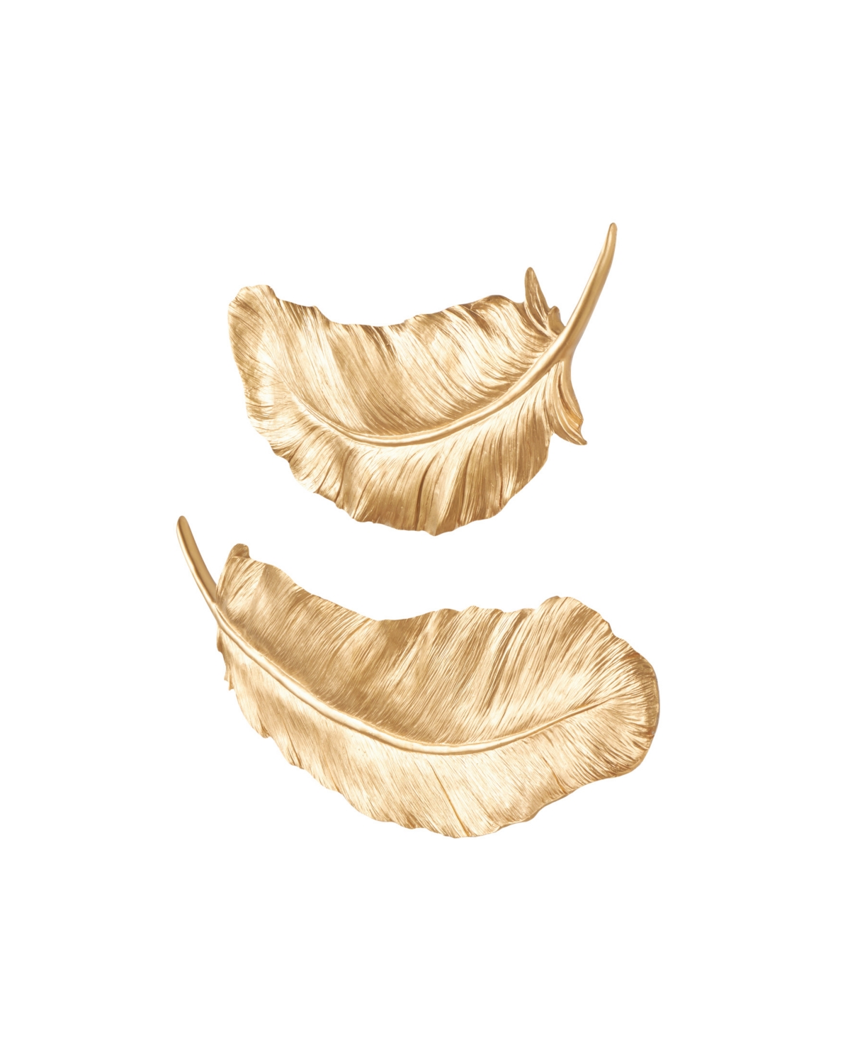 Rosemary LaneResin Bird Feather Wall Decor, Set of 2 30