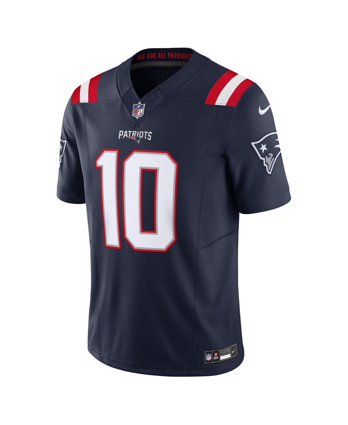 Nike Men's Mac Jones Navy New England Patriots Vapor F.u.s.e. Limited Jersey -pat