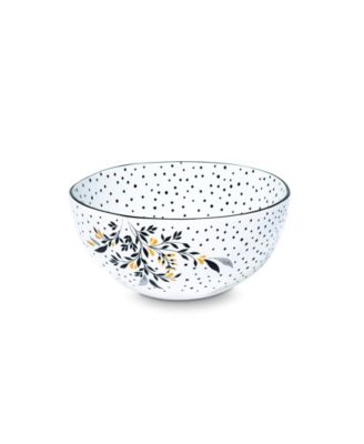 Sara Miller Artisanne Noir Rice Bowls, Set of 4