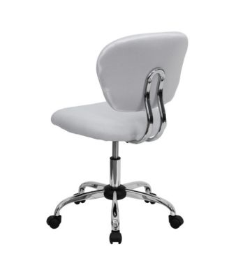 EMMA + OLIVER  Mid-Back Mesh, Padded, Chrome   Swivel, Ergonomic  Task Office Chair