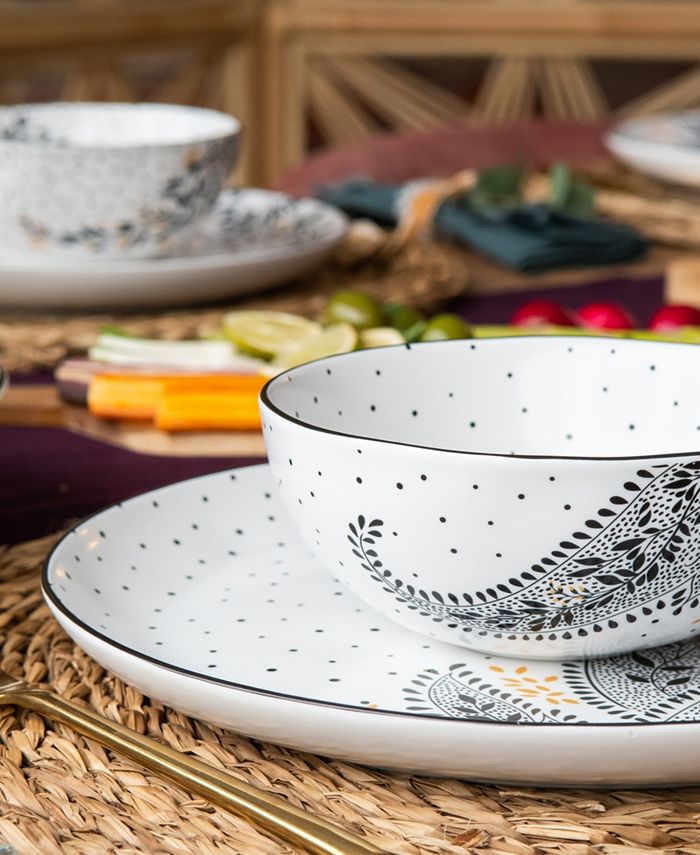 Sara Miller for Portmeirion, sottobicchieri con Foglie incise