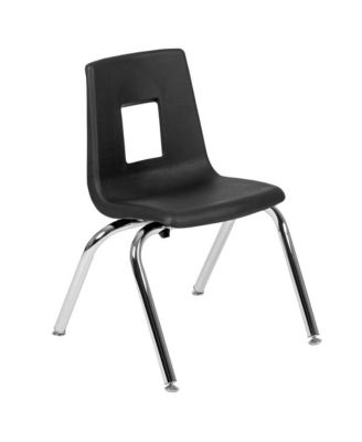 47.5" Circle Wave Collaborative Laminate Activity Table Set With 14" Student Stack Chairs