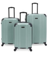 Kenneth Cole Reaction South Street 3-Pc. Hardside Luggage Set, Created for Macy's - Blue Haze