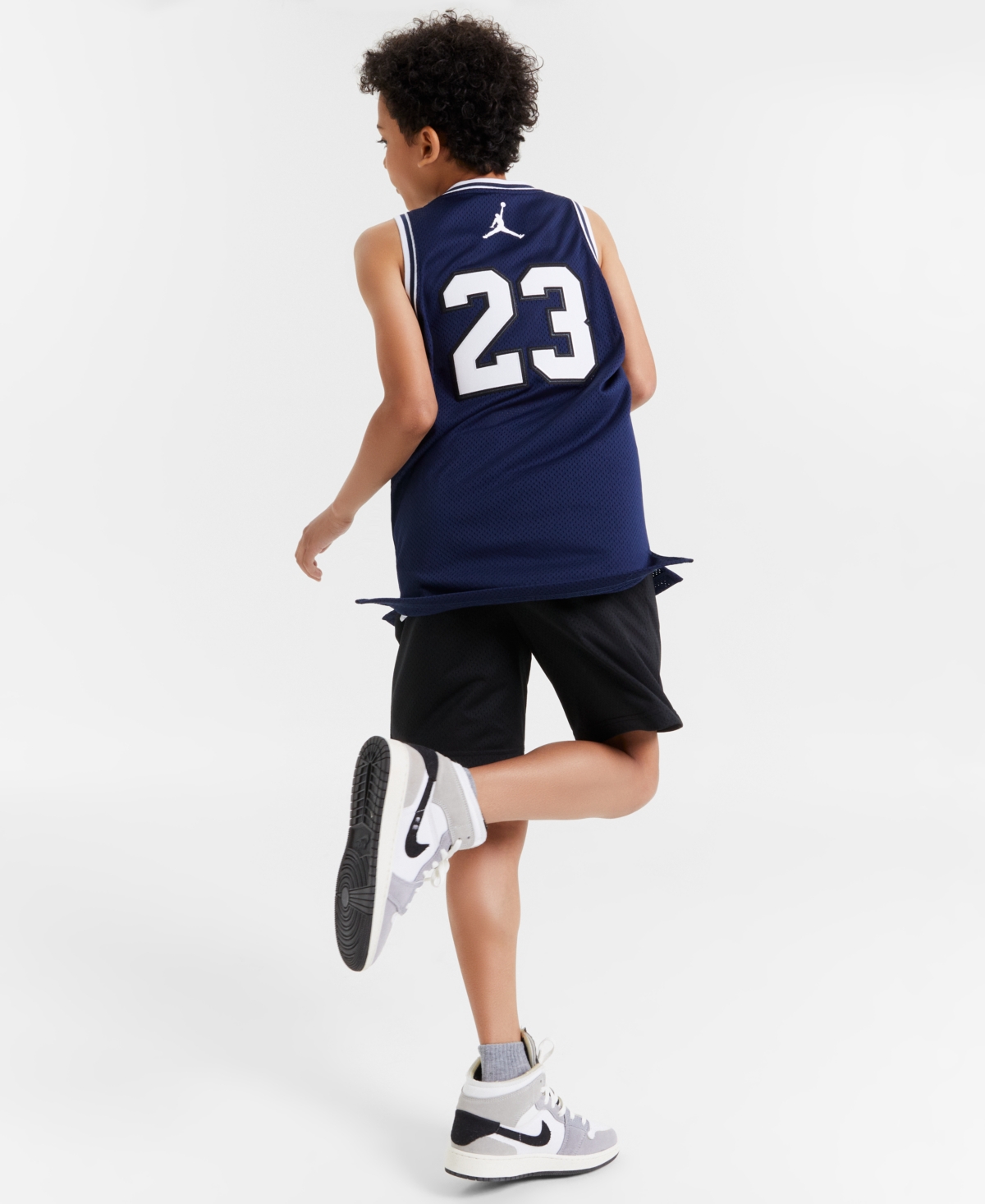 Jordan Big Boys 23 Jersey Sleeveless Tank Top - U90midnigh